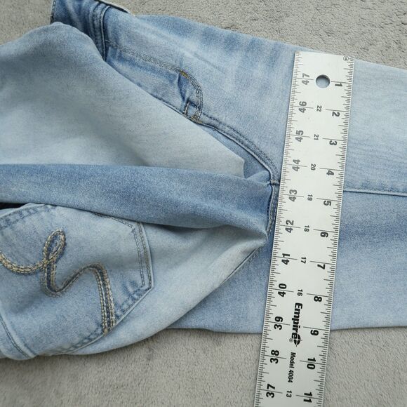 Wallflower Jeans Junior's Size 9 Short Blue Mid-Rise Ultra Fit Skinny 26" Inseam - Picture 5 of 16